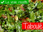La vraie recette du taboulé libanais, ça va tabouler ! (faire du bruit / buzzer)